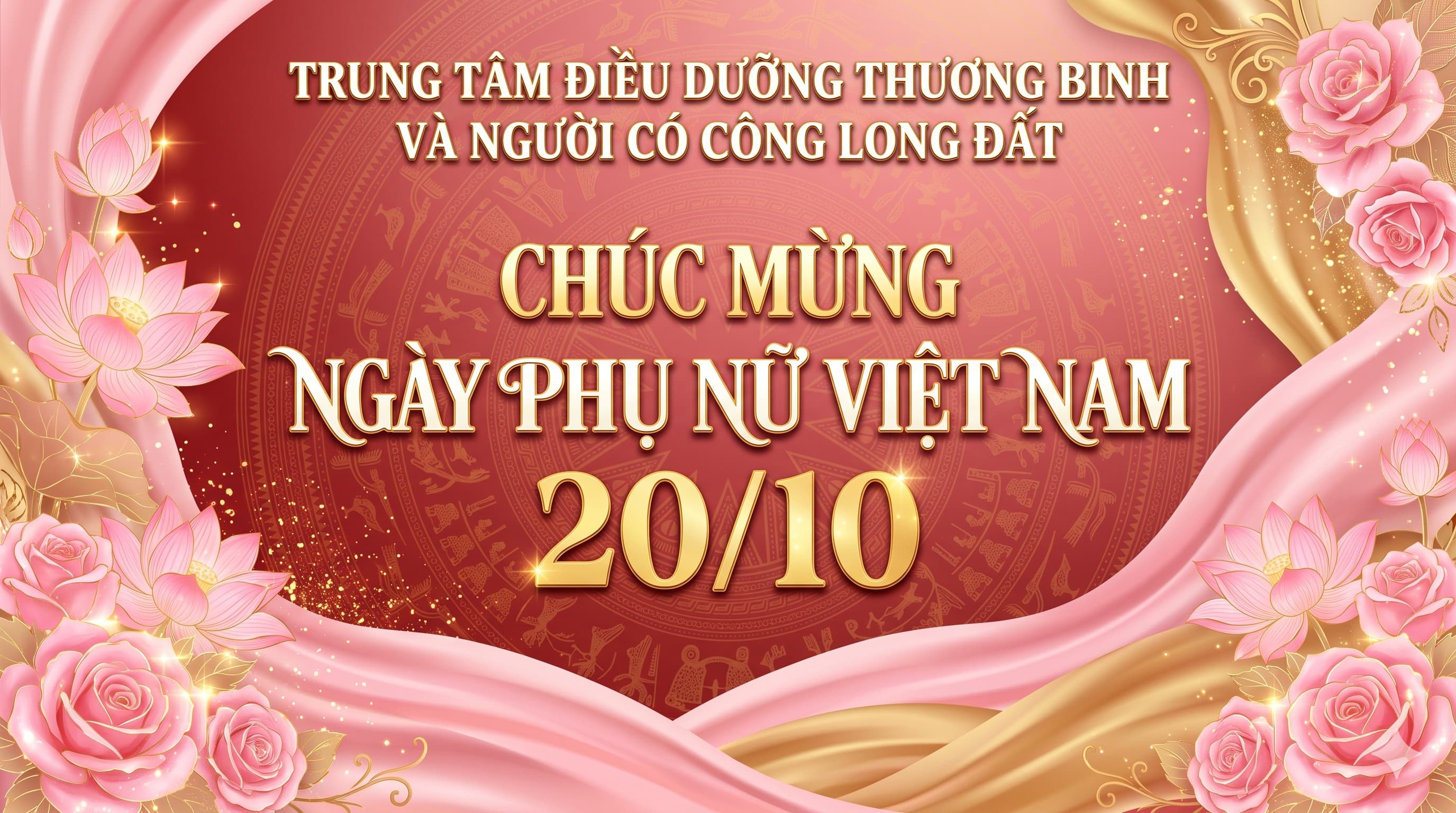 Chào mừng Ngày Phụ nữ Việt Nam 20/10 tại Trung tâm Điều dưỡng thương binh và người có công Long Đất